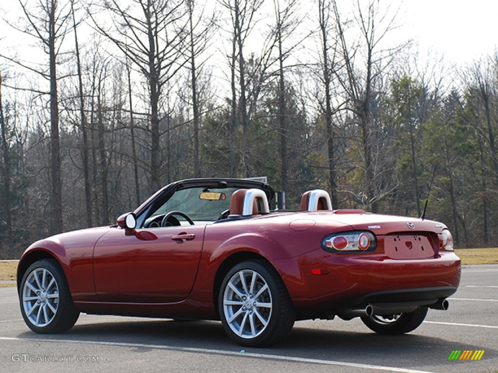 2006 MX-5 Miata Grand Touring Roadster - Copper Red Mica / Tan photo #29