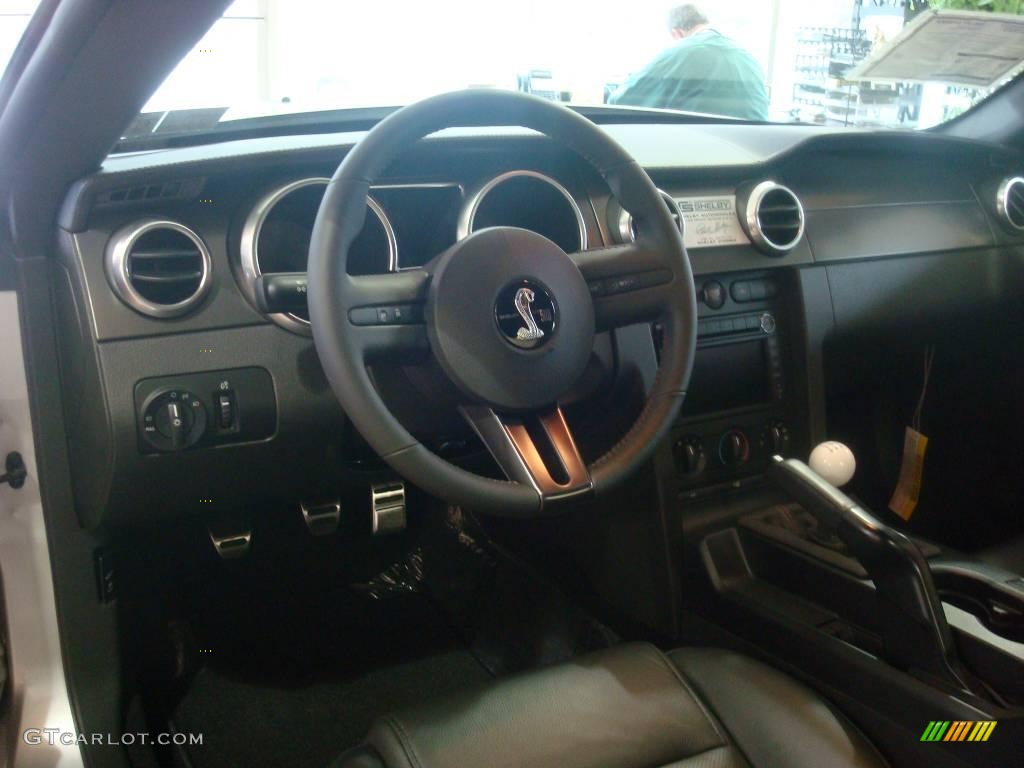 2008 Mustang Shelby GT500KR Coupe - Brilliant Silver Metallic / Black photo #14
