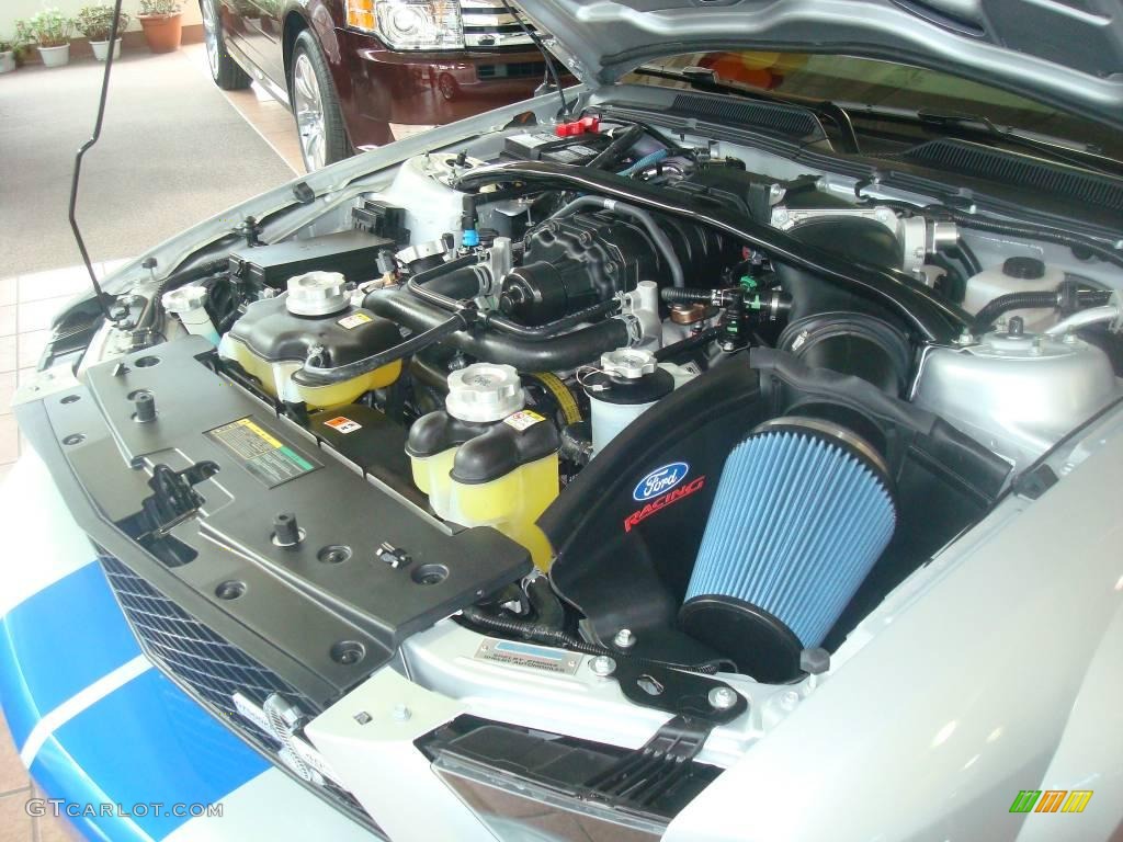 2008 Mustang Shelby GT500KR Coupe - Brilliant Silver Metallic / Black photo #25