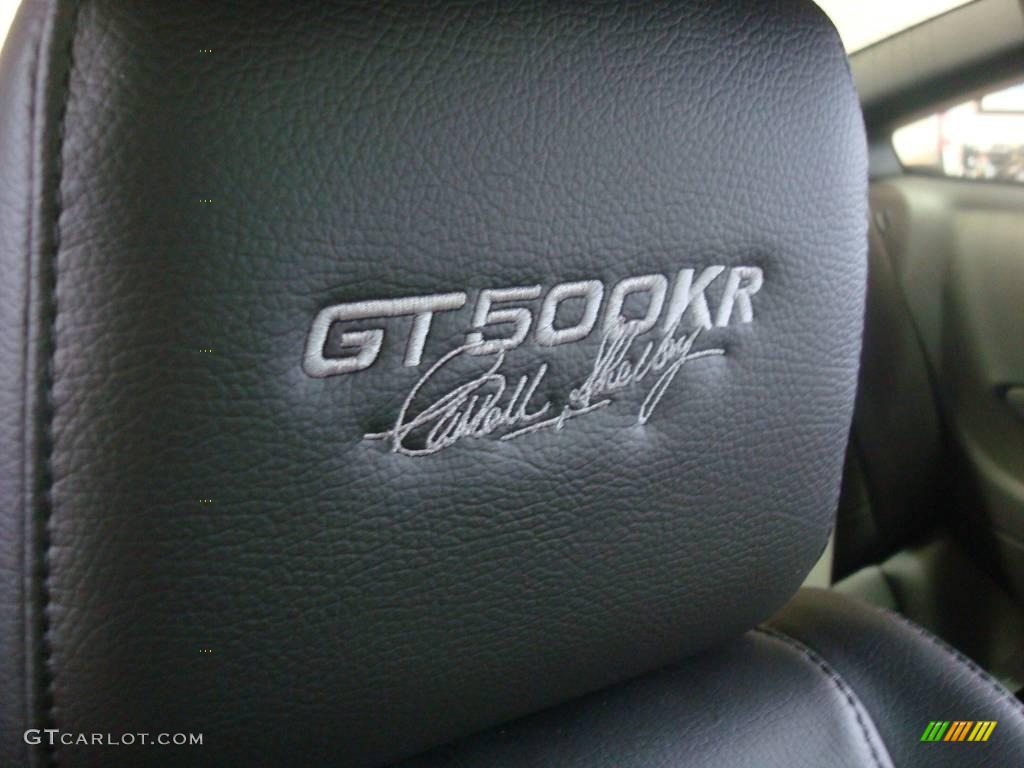 2008 Mustang Shelby GT500KR Coupe - Brilliant Silver Metallic / Black photo #29