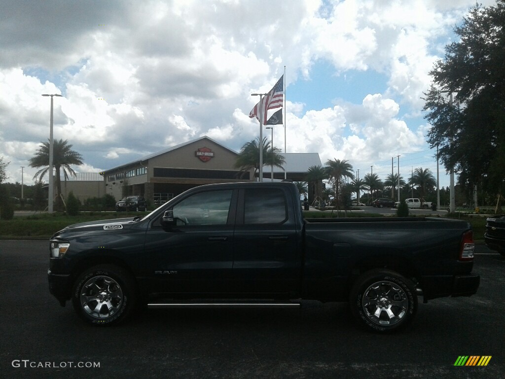 2019 1500 Big Horn Quad Cab - Maximum Steel Metallic / Black photo #2