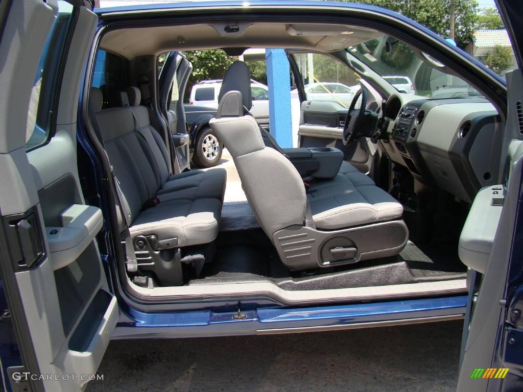 2008 F150 STX SuperCab 4x4 - Dark Blue Pearl Metallic / Medium/Dark Flint photo #12