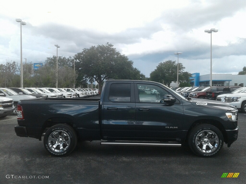 2019 1500 Big Horn Quad Cab - Maximum Steel Metallic / Black photo #6