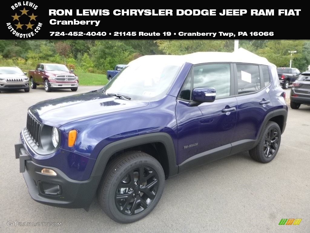 2018 Renegade Latitude 4x4 - Jetset Blue / Black photo #1