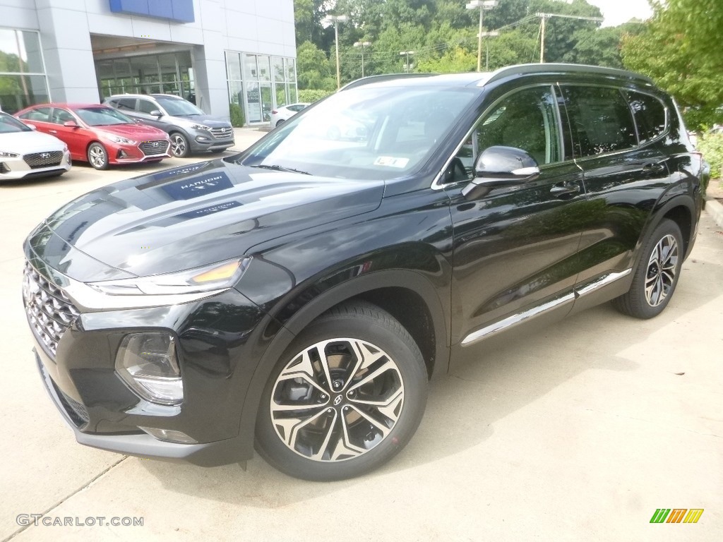 Twilight Black 2019 Hyundai Santa Fe Ultimate AWD Exterior Photo #128942385