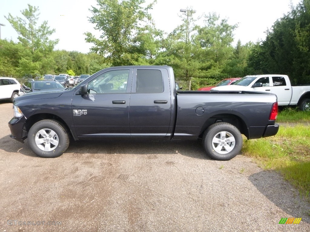 2019 1500 Classic Express Quad Cab 4x4 - Maximum Steel Metallic / Black/Diesel Gray photo #2