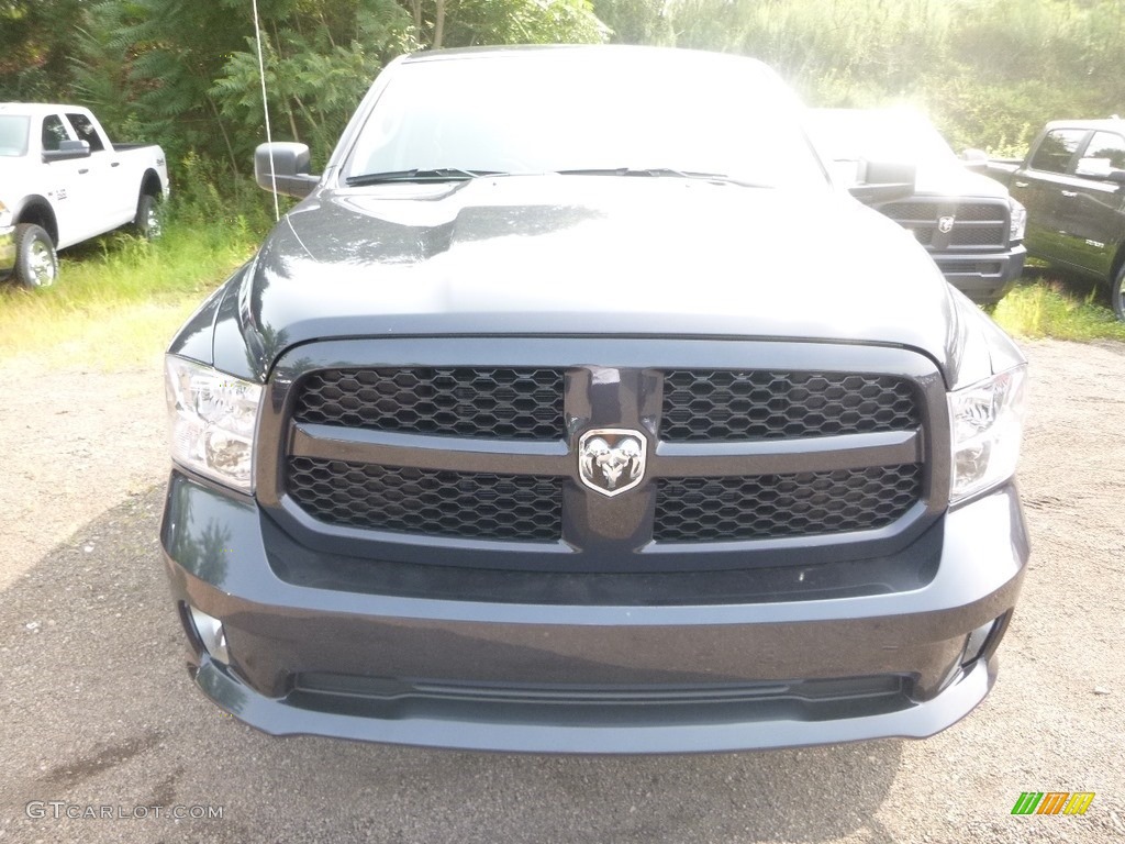 2019 1500 Classic Express Quad Cab 4x4 - Maximum Steel Metallic / Black/Diesel Gray photo #7