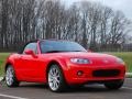 2007 True Red Mazda MX-5 Miata Grand Touring Roadster  photo #2