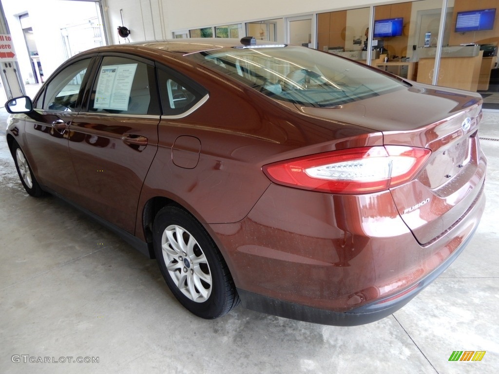 2016 Fusion S - Bronze Fire Metallic / Medium Earth Gray photo #4