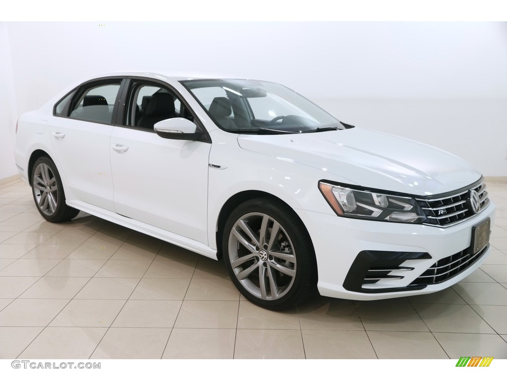 Pure White 2018 Volkswagen Passat R-Line Exterior Photo #128948118