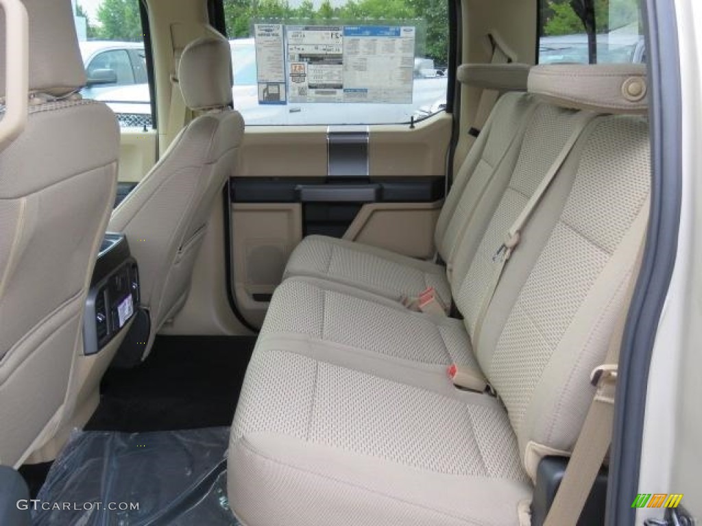 2018 F150 XLT SuperCrew 4x4 - White Gold / Light Camel photo #6