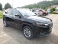 2019 Diamond Black Crystal Pearl Jeep Cherokee Latitude Plus 4x4  photo #7