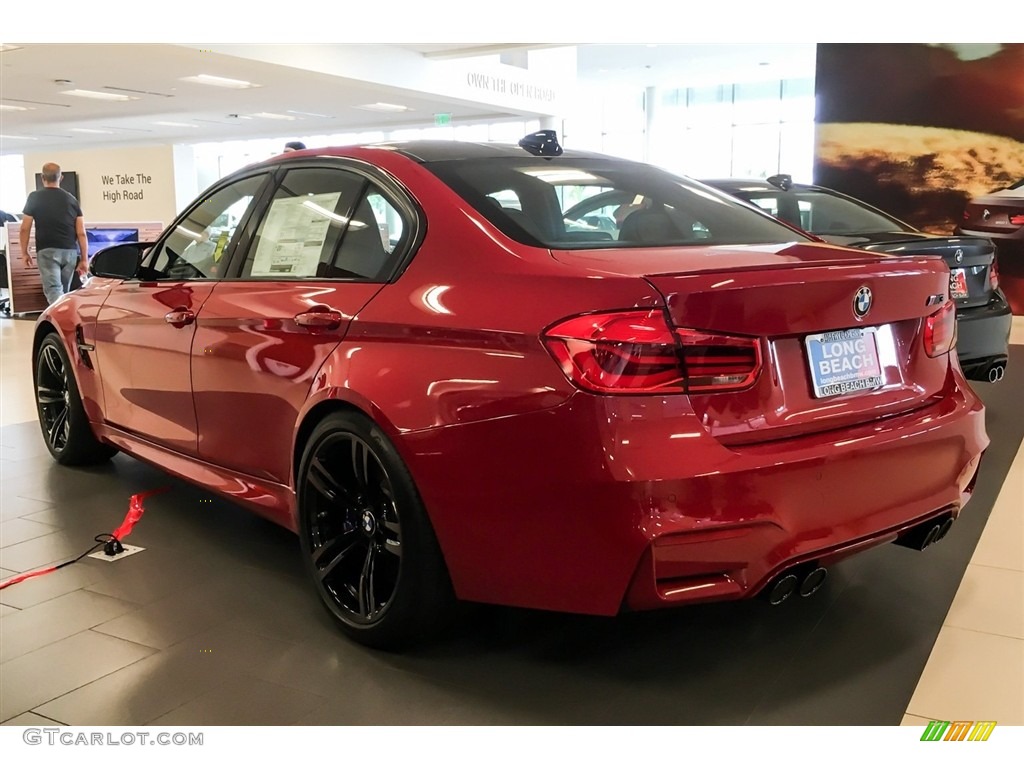 2018 M3 Sedan - Imola Red / Black photo #2