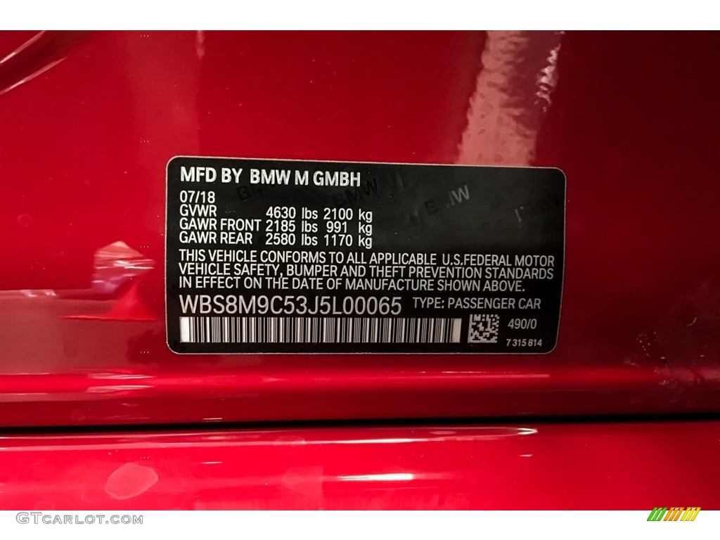 2018 BMW M3 Sedan 490 Photo #128953539
