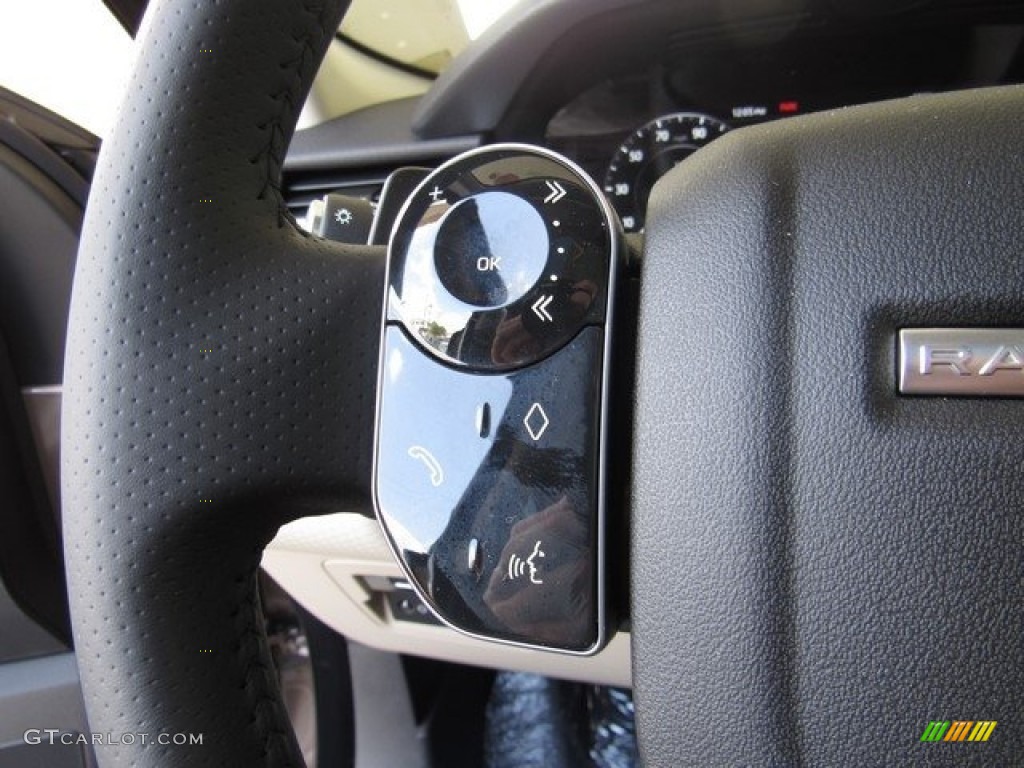 2019 Land Rover Range Rover Velar S Light Oyster/Ebony Steering Wheel Photo #128953680