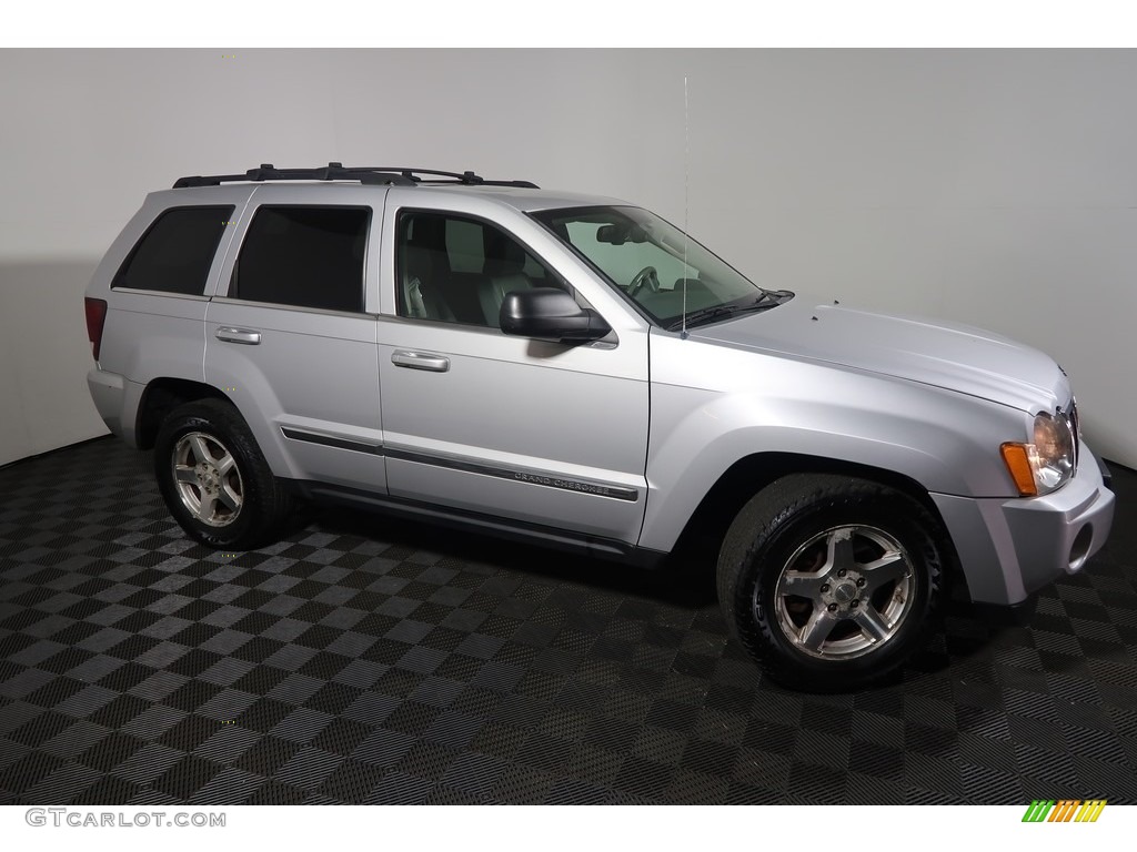 2006 Grand Cherokee Limited 4x4 - Bright Silver Metallic / Medium Slate Gray photo #4