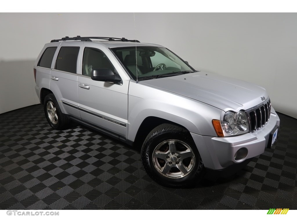 2006 Grand Cherokee Limited 4x4 - Bright Silver Metallic / Medium Slate Gray photo #5