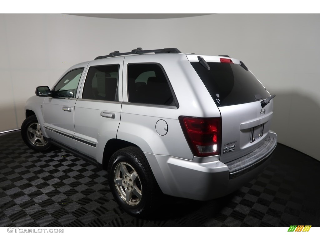 2006 Grand Cherokee Limited 4x4 - Bright Silver Metallic / Medium Slate Gray photo #10