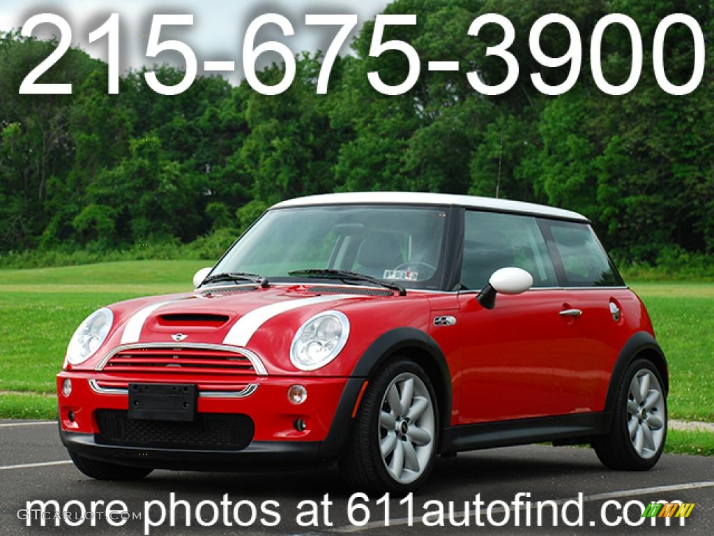2003 Cooper S Hardtop - Chili Red / Panther Black photo #1