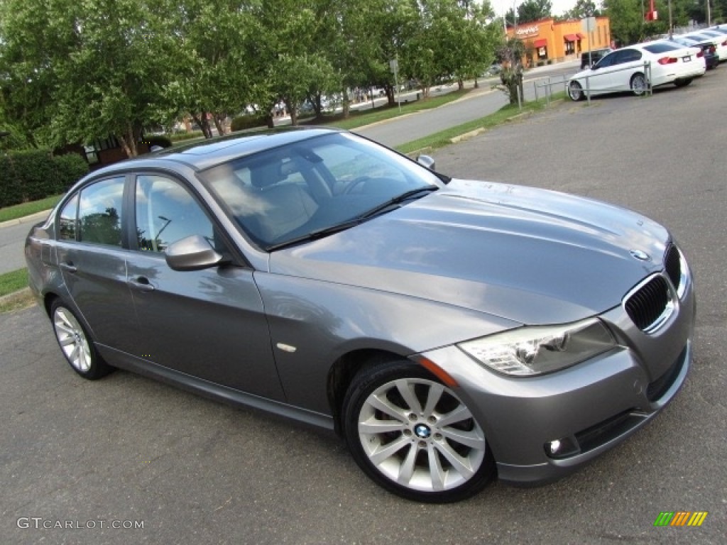 2011 3 Series 328i Sedan - Space Gray Metallic / Gray Dakota Leather photo #3