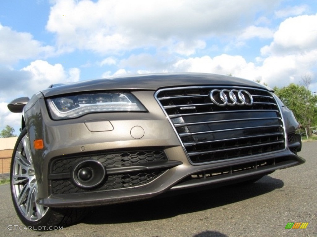 2012 A7 3.0T quattro Prestige - Dakota Grey Metallic / Nougat Brown photo #1