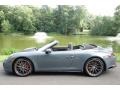 2017 Graphite Blue Metallic Porsche 911 Carrera 4S Cabriolet  photo #3