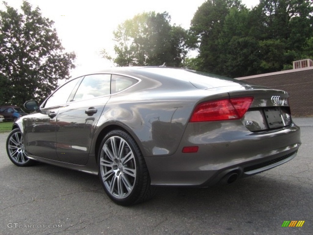 2012 A7 3.0T quattro Prestige - Dakota Grey Metallic / Nougat Brown photo #8