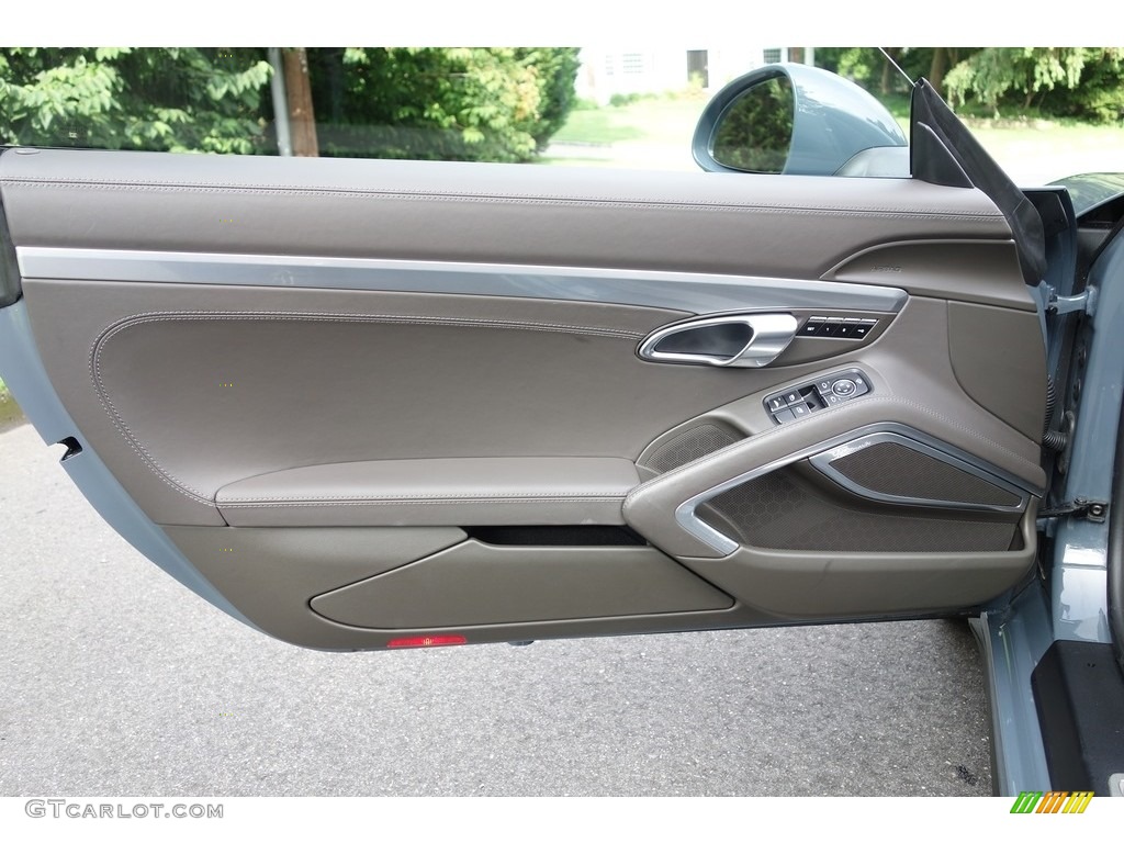 2017 Porsche 911 Carrera 4S Cabriolet Agate Grey Door Panel Photo #128958390
