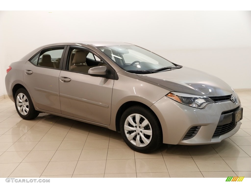 2016 Corolla LE - Brown Sugar Metallic / Ivory photo #1
