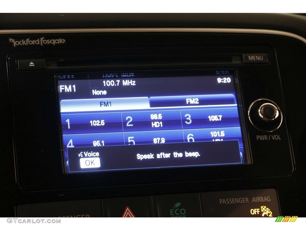 2014 Outlander SE S-AWC - Cool Silver Metallic / Black photo #9