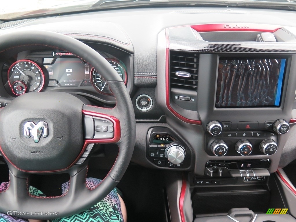 2019 1500 Rebel Crew Cab 4x4 - Granite Crystal Metallic / Black/Red photo #13