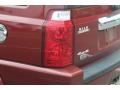 2008 Red Rock Crystal Pearl Jeep Commander Overland 4x4  photo #11