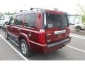 2008 Red Rock Crystal Pearl Jeep Commander Overland 4x4  photo #12