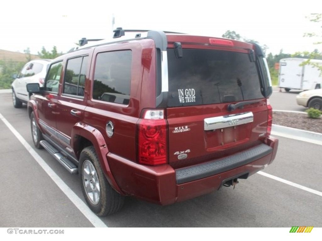 2008 Commander Overland 4x4 - Red Rock Crystal Pearl / Dark Khaki/Light Graystone photo #13