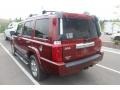2008 Red Rock Crystal Pearl Jeep Commander Overland 4x4  photo #13