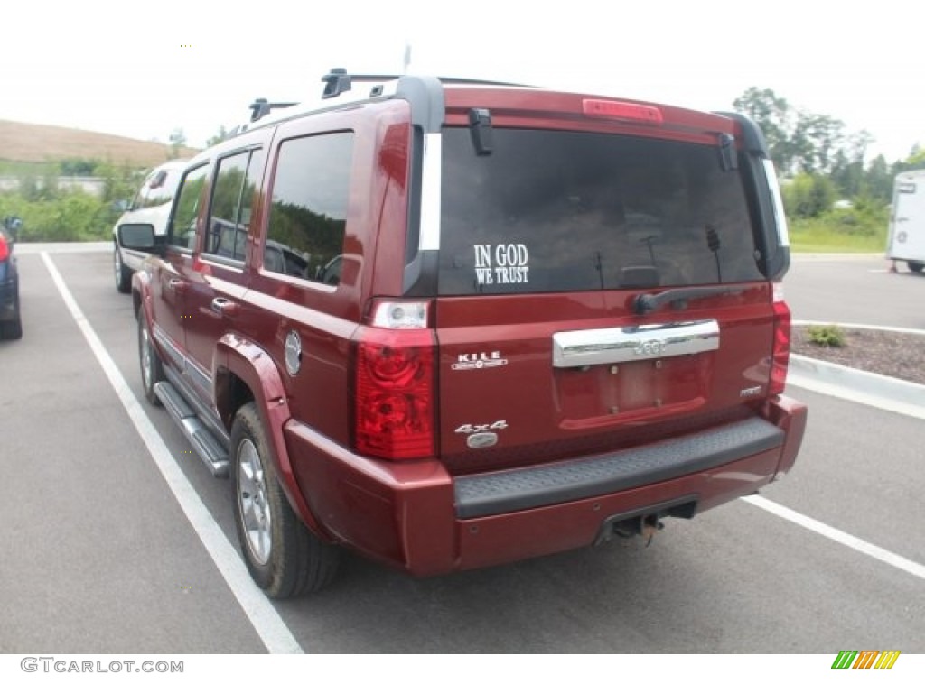 2008 Commander Overland 4x4 - Red Rock Crystal Pearl / Dark Khaki/Light Graystone photo #14