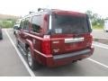 2008 Red Rock Crystal Pearl Jeep Commander Overland 4x4  photo #14