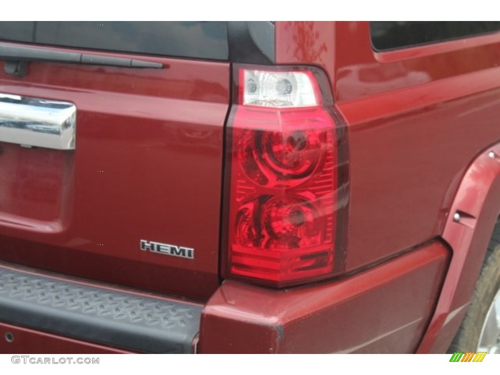 2008 Commander Overland 4x4 - Red Rock Crystal Pearl / Dark Khaki/Light Graystone photo #17