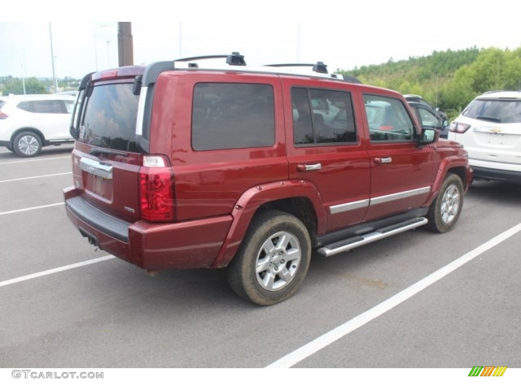 2008 Commander Overland 4x4 - Red Rock Crystal Pearl / Dark Khaki/Light Graystone photo #19