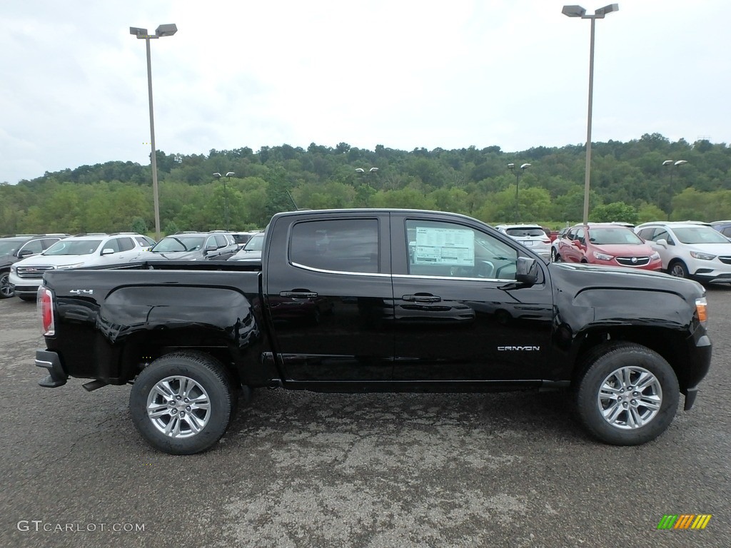 Onyx Black 2019 GMC Canyon SLE Crew Cab 4WD Exterior Photo #128960760