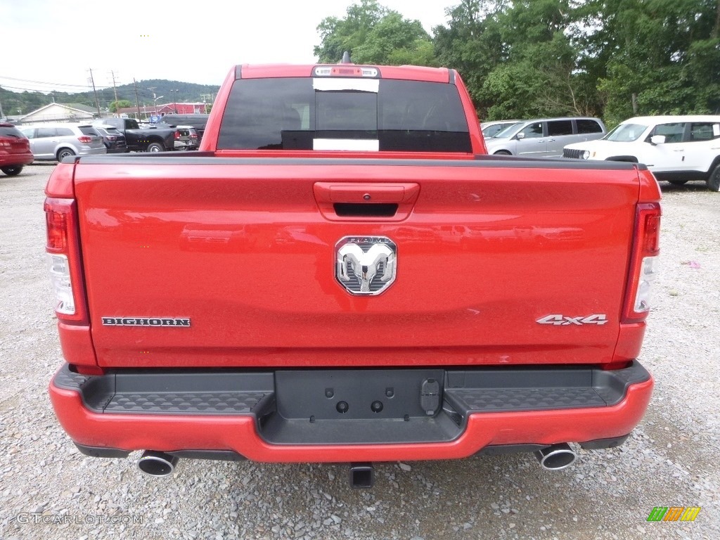 2019 1500 Big Horn Crew Cab 4x4 - Flame Red / Black/Diesel Gray photo #4