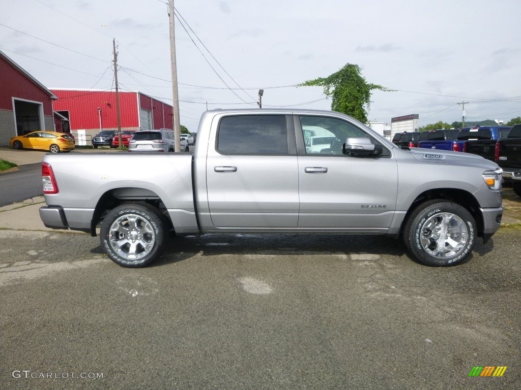 2019 1500 Big Horn Crew Cab 4x4 - Billett Silver Metallic / Black photo #6