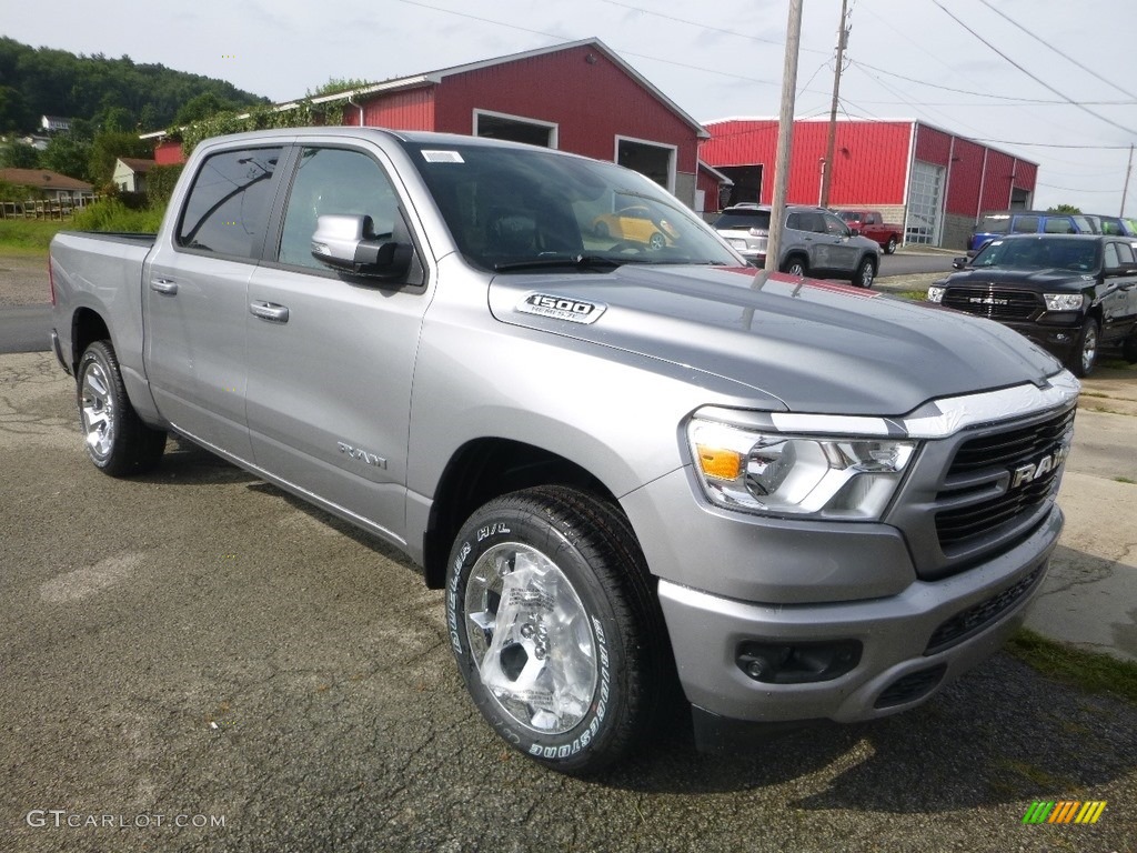2019 1500 Big Horn Crew Cab 4x4 - Billett Silver Metallic / Black photo #7
