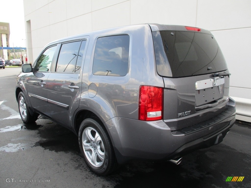 2015 Pilot EX 4WD - Modern Steel Metallic / Gray photo #3