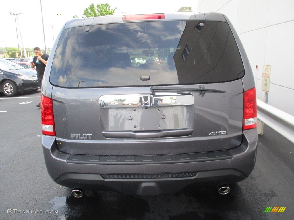 2015 Pilot EX 4WD - Modern Steel Metallic / Gray photo #4