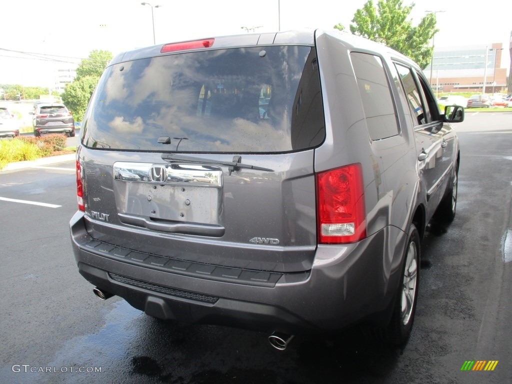 2015 Pilot EX 4WD - Modern Steel Metallic / Gray photo #5