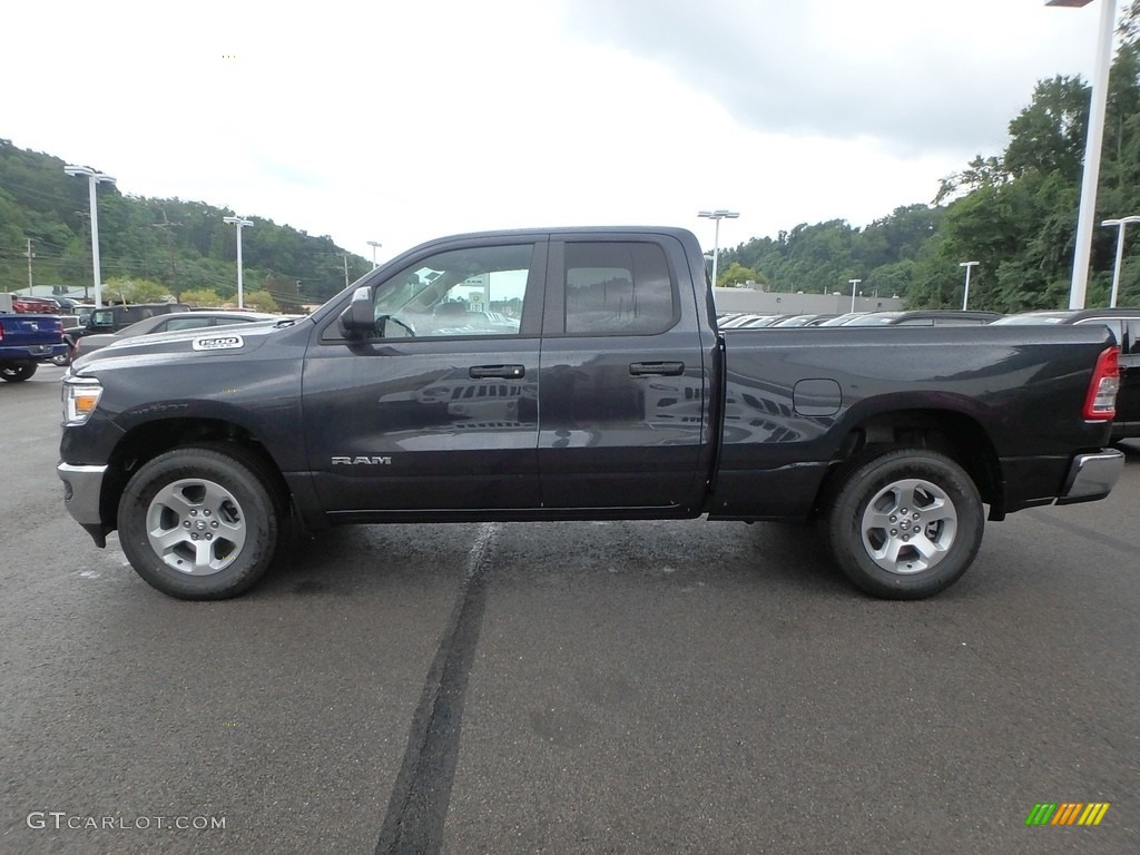 2019 1500 Tradesman Quad Cab 4x4 - Maximum Steel Metallic / Black photo #2