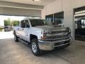 Silver Ice Metallic - Silverado 3500HD Work Truck Crew Cab 4x4 Photo No. 1