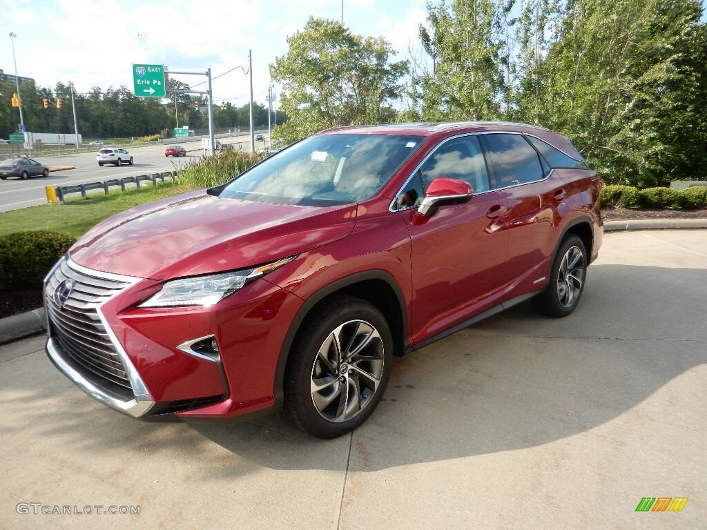 2018 RX 450hL AWD - Matador Red Mica / Dark Mocha photo #1