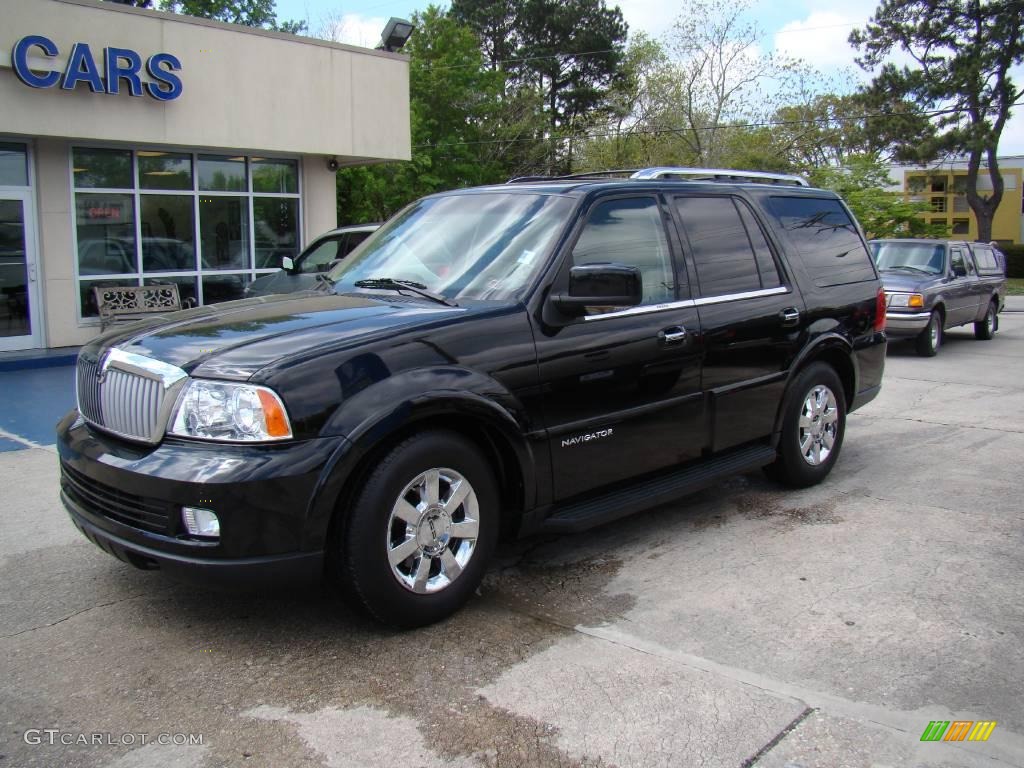 2006 Navigator Luxury - Black / Camel photo #3